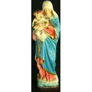   Vintage French Chalkware Madonna Mother Child Christ: Home & Kitchen