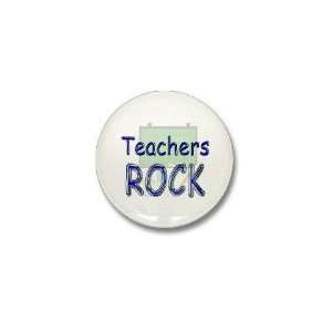  Teachers Rock Math Mini Button by CafePress: Patio, Lawn 