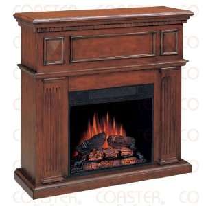  Mantel Fireplace In Mahogany Finish
