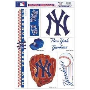  New York Yankees Static Cling Decal Sheet *: Sports 