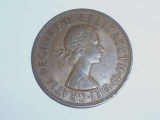 1966 British One Penny coin Elizabeth II (WC 14)  