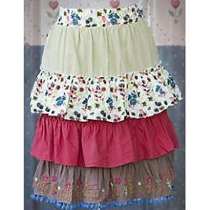 Bohemian Ruffled Skirt Apron:  Home & Kitchen