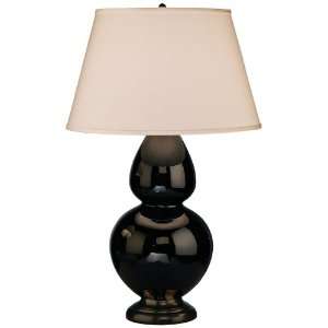  Robert Abbey 31 Black Ceramic and Bronze Table Lamp: Home 