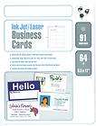 250 New Sealed White Matte Inkjet Business Cards, Ink Jet & Laser Card 