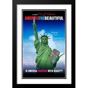  America the Beautiful 32x45 Framed and Double Matted Movie 