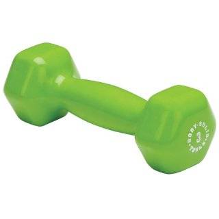 Body Solid Tools BSTVD3 3 Pound Vinyl Dumbbell (Green)