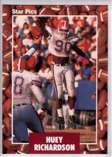 HUEY RICHARDSON 1991 Star Pics RC #5 Florida Gators  