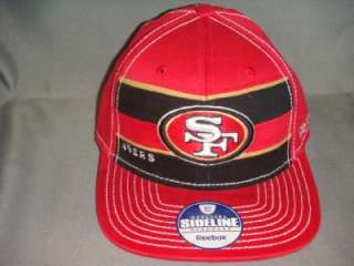 SAN FRANCISCO 49ERS NFL PLAYER REEBOK SIDELINE 2011 ON FIELD HAT CAP 