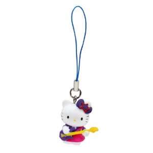  Hello Kitty Sweet Summer Figure Strap / Cell Phone Charm   Guitar 