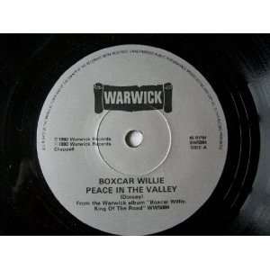  BOXCAR WILLIE Peace in the Valley UK 7 45 Boxcar Willie 