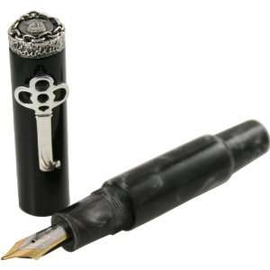  Krone Houdini Sterling Blk Limited Edition Fountain Pen 