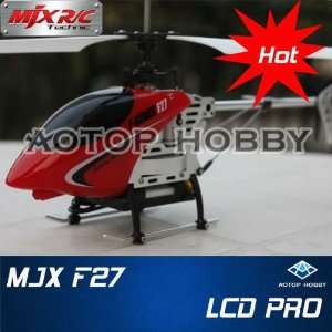  by ems 6 pcs/lot gyro metal 4ch mini rc helicopter mjx f27 