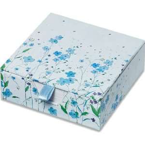  Blue Flowers Boxed Desk Notes (Stationery, Note pad 