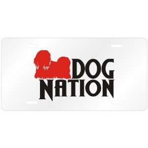    New  Japanese Chin Dog Nation  License Plate Dog