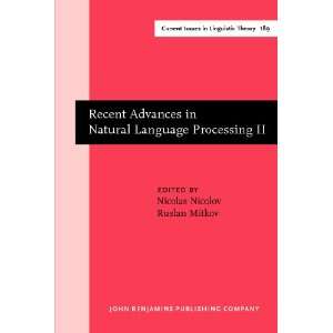  Recent Advances in Natural Language Processing: Selected 