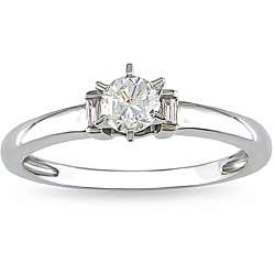 14k White Gold 1/3ct TDW Diamond Engagement Ring (G H, I1 I2 