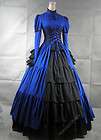 Victorian Corset Lolita Dress Ball Gown Prom Steampunk Punk 068 M