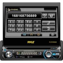 Pyle PLTS78DUB Car DVD Player   7 LCD   Single DIN  Overstock