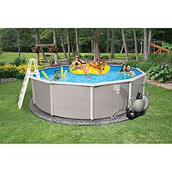 Above ground 18 foot Round Pool  Overstock