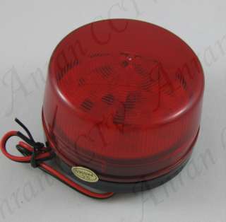 RED SECURITY SYSTEM ALARM OUTDOOR STROBE LIGHT  
