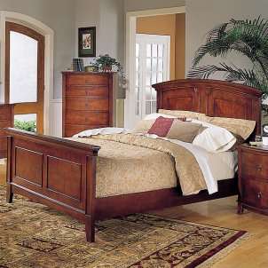 Art deco style wooden bedroom furniture set
