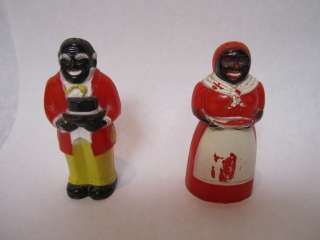 AUNT JEMIMA AND UNCLE MOSES SALT AND PEPPER SHAKERS  