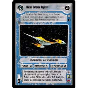 Star Wars CCG Coruscant Common Naboo Defence Fighter: Toys 