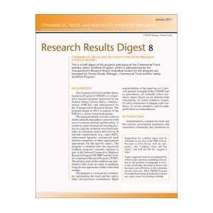  Research Results Digest   Commercial Truck and Bus Safety 