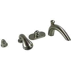   Talia Roman Brushed Nickel Handles and Tub Filler  Overstock