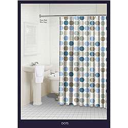 Dots Polyester Shower Curtain  Overstock