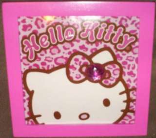  Hello Kitty Pink Leopard Framed Wall Art