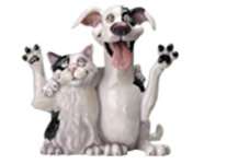 PETS WITH PERSONALITY Jack & Jill the Cat and Dog NIB  
