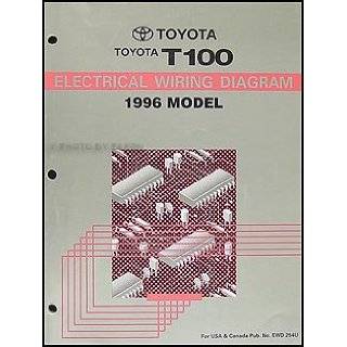 1996 Toyota T100 Truck Wiring Diagram Manual Original by Toyota 