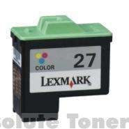 Genuine Lexmark No. 27 #27 (26) Color Ink Cartridge  