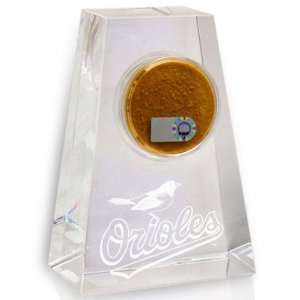  Baltimore Orioles Tapered Crystal Paperweight with Game 