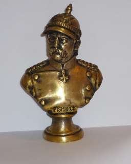 German statesman politic Otto von Bismarck bust H 19cm  