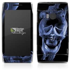  Design Skins for Nokia X7 00   Smoke Skull Design Folie 