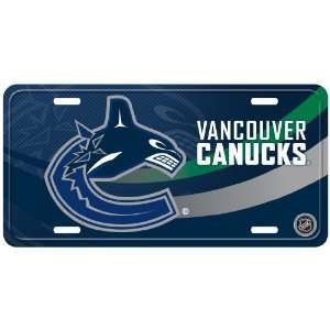  Vancouver Canucks Street License Plate   12x6 Sports 