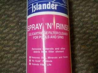 ISLANDER SPRAY & RINSE POOL/SPA FILTER CLEANER  