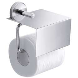 Kraus Somnium Chrome Toilet Paper Holder with Cover  Overstock