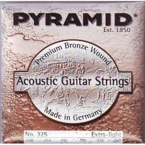 Pyramid Acoustic Guitar Phosphor Bronze Round Wound, .010   .047, A325 