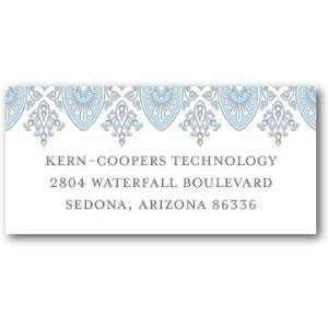 Business Holiday Address Labels   Snow Pattern By Hello Little One For 