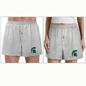  Michigan State University Boxers Gray Med Sports 