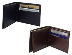 Amerileather Mens Leather Bi fold Wallet  
