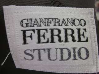 GIANFRANCO FERRE STUDIO Gray Blazer Skirt Suit Sz 12  