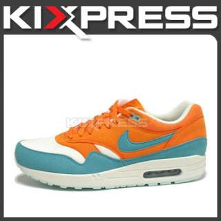 Nike Air Max 1 [308866 800] Bright Mandarin/Mineral Blue  