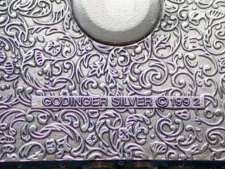 Beautiful 1992 Godinger Silver Co. Elegant Jewelry Box  