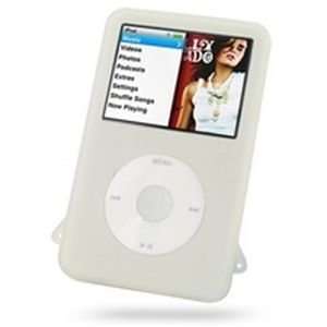  Silicone Skin Case for Apple iPod Classic (120GB) (White 