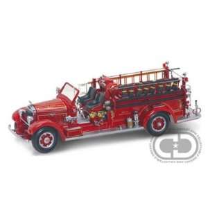  1935 Mack Type 75BX Fire Truck 1/24 Red Toys & Games