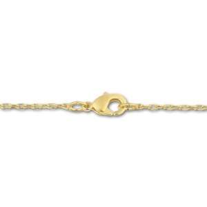  16 Inch Gold Plated Brass Fine Cable Chain Necklace: Arts 